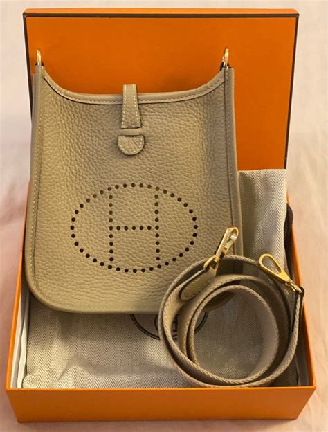 hermes mini evelyne trench|hermes evelyne bags.